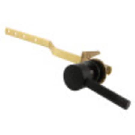 Kingston Brass KTDL0 Front Mount Toilet Tank Lever, Matte Black KTDL0